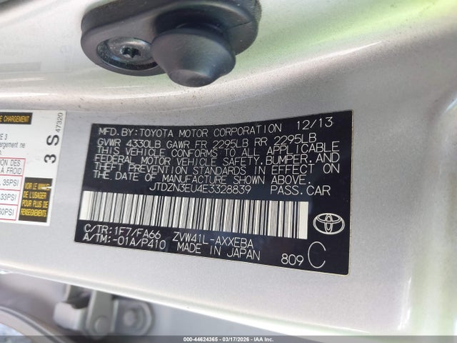 Toyota PRIUS V 2014 JTDZN3EU4E3328839 Image 9