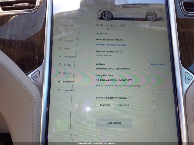 2013 TESLA MODEL S 5YJSA1CG1DFP22380 Photo 6