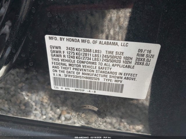 2017 ACURA MDX 5FRYD3H57HB002526 Photo 8