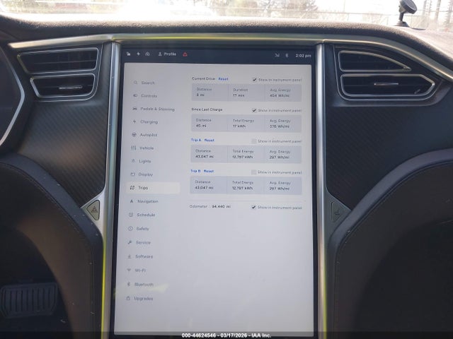 Продаж на аукціоні авто 2015 Tesla Model S 70d/85d/p85d, vin: 5YJSA1S21FF084849, номер лоту: 44624546