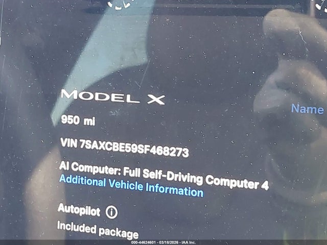 Tesla Model X Long Range 2025 7SAXCBE59SF468273 Image 14