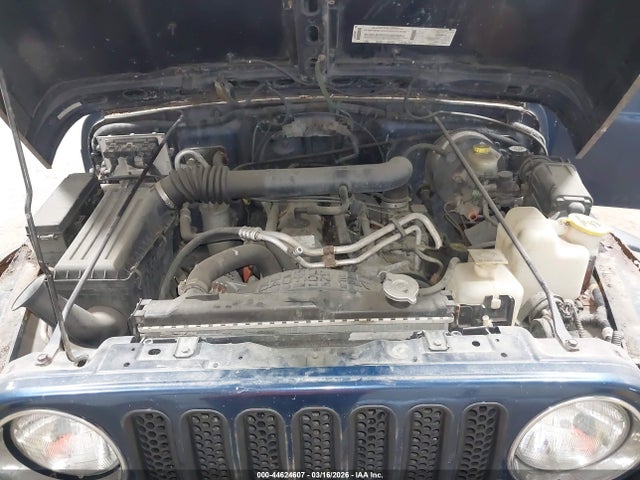 44624607 :رقم المزاد ، 1J4FA49S7YP732044 vin ، 2000 Jeep Wrangler Sport مزاد بيع
