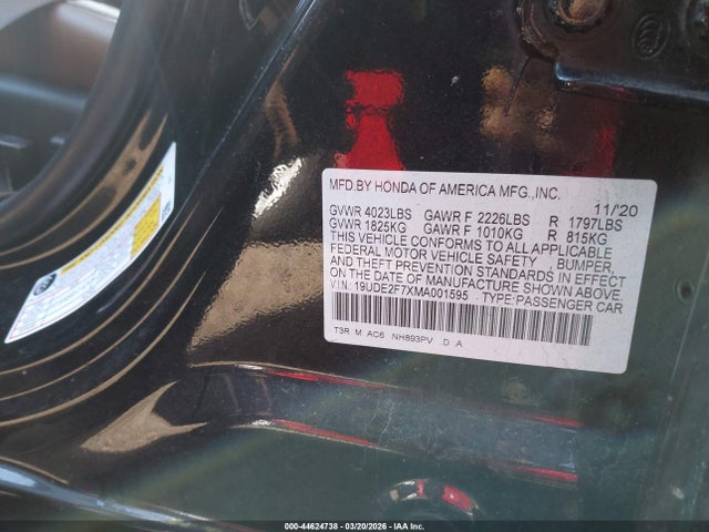 2021 ACURA ILX 19UDE2F7XMA001595 Photo 8