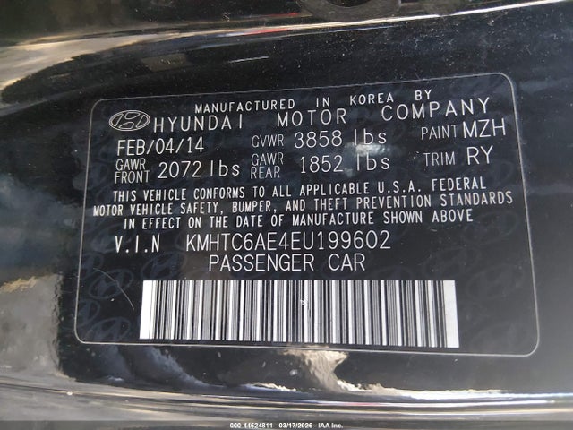 2014 HYUNDAI VELOSTER KMHTC6AE4EU199602 Photo 8