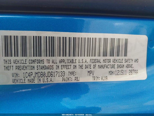 2018 JEEP CHEROKEE 1C4PJMDB0JD617133 Photo 8