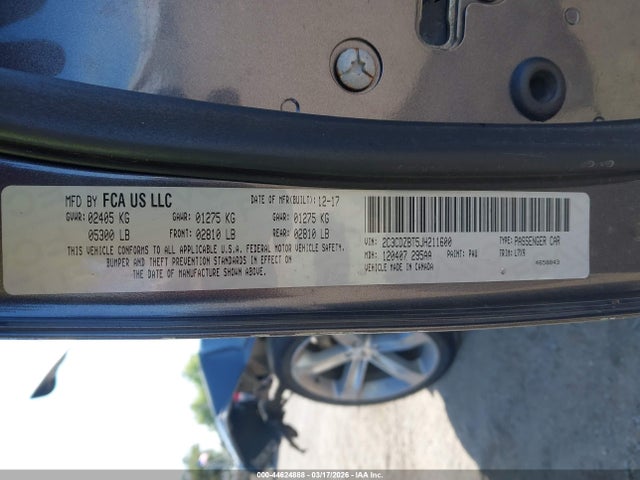 Продаж на аукціоні авто 2018 Dodge Challenger R/t, vin: 2C3CDZBT5JH211600, номер лоту: 44624888