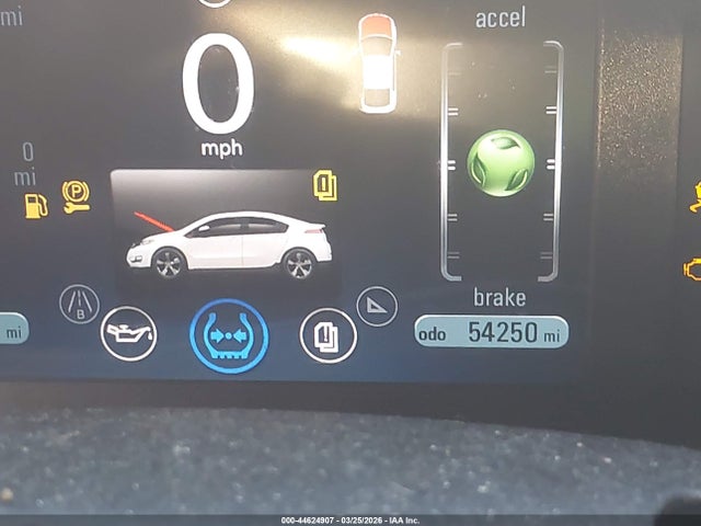 44624907 :رقم المزاد ، 1G1RA6E44DU112603 vin ، 2013 Chevrolet Volt مزاد بيع