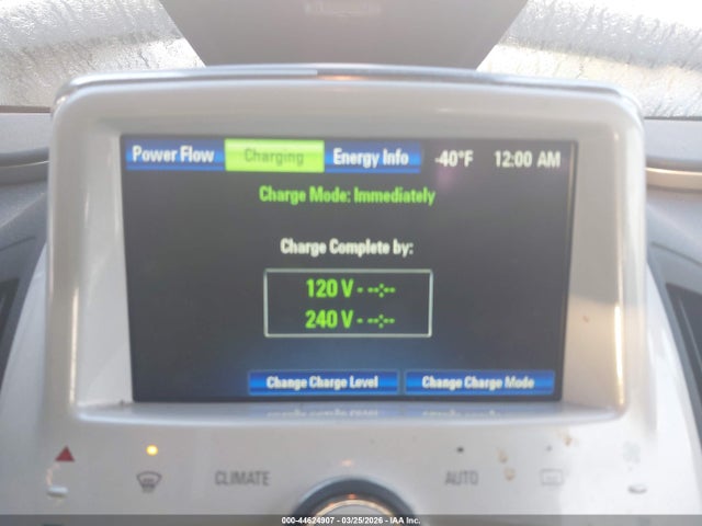 44624907 :رقم المزاد ، 1G1RA6E44DU112603 vin ، 2013 Chevrolet Volt مزاد بيع