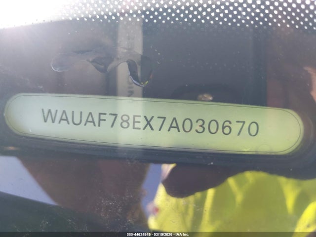 2007 AUDI A4 WAUAF78EX7A030670 Photo 8
