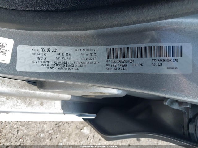 Aukcja sprzedaży 2016 Chrysler 200 Limited Platinum, vin: 1C3CCCAB2GN178659, numer aukcji: 44624946