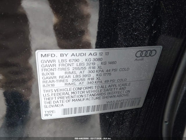 2014 AUDI Q7 WA1LGAFE7ED013145 Photo 8