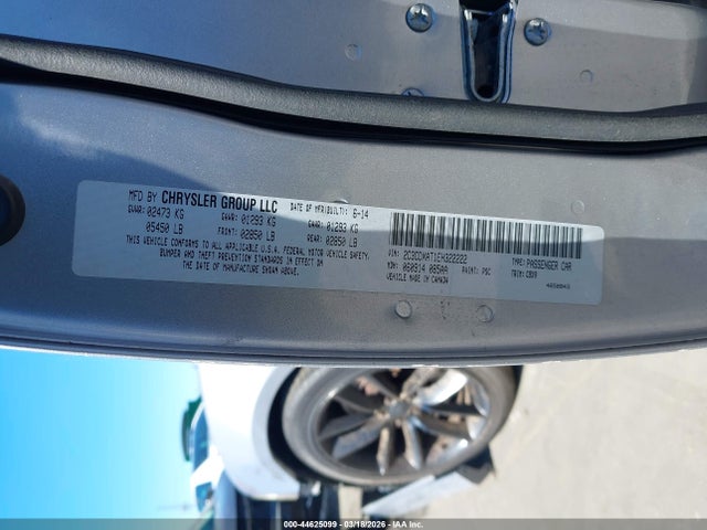 2014 DODGE CHARGER 2C3CDXAT1EH322222 Photo 8