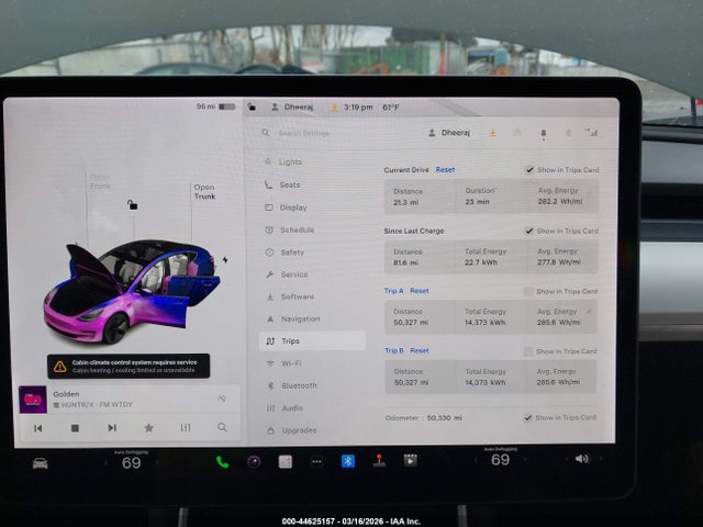 Aukcja sprzedaży 2019 Tesla Model 3 Long Range/performance, vin: 5YJ3E1EB4KF391351, numer aukcji: 44625157
