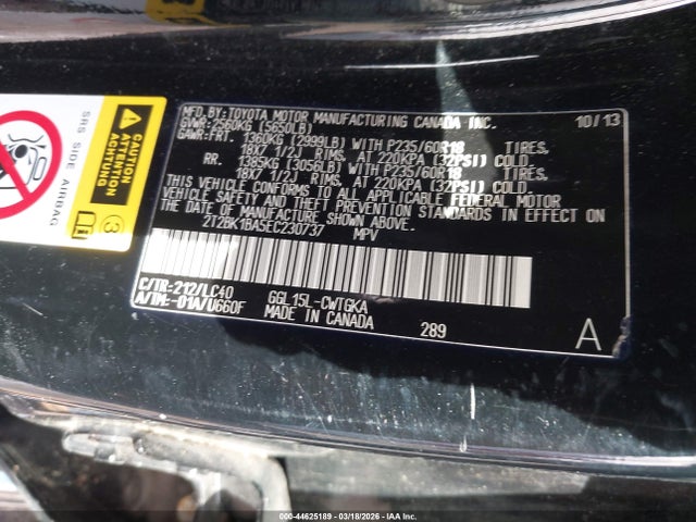 Продажа на аукционе авто 2014 Lexus Rx 350, vin: 2T2BK1BA5EC230737, номер лота: 44625189
