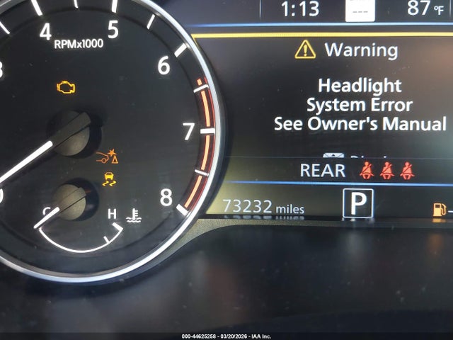 1N4BL4EV2PN346260 Nissan Altima Sl Fwd