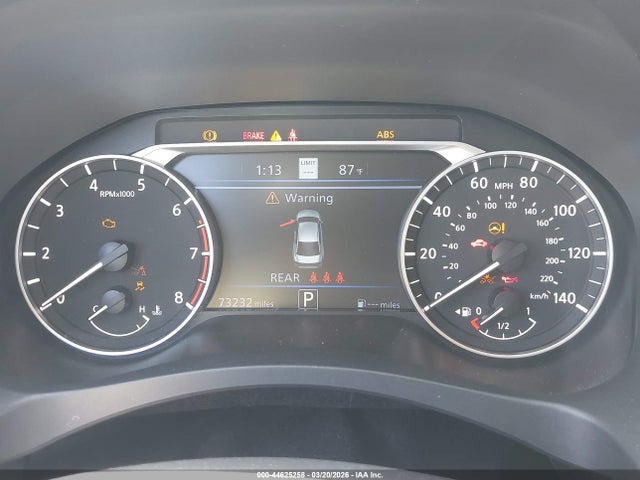1N4BL4EV2PN346260 Nissan Altima Sl Fwd
