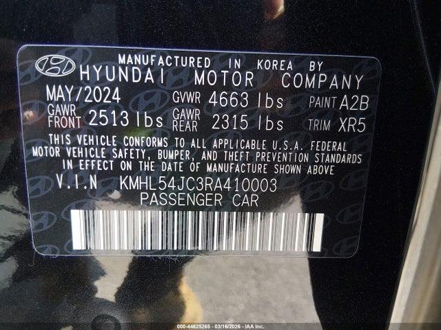 KMHL54JC3RA410003 Hyundai Sonata N Line