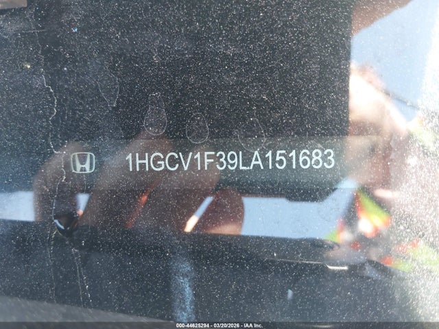 2020 Honda Accord Sport მანქანა იყიდება აუქციონზე, vin: 1HGCV1F39LA151683, აუქციონის ნომერი: 44625294