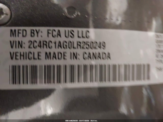 2020 CHRYSLER VOYAGER 2C4RC1AG0LR250249 Photo 8