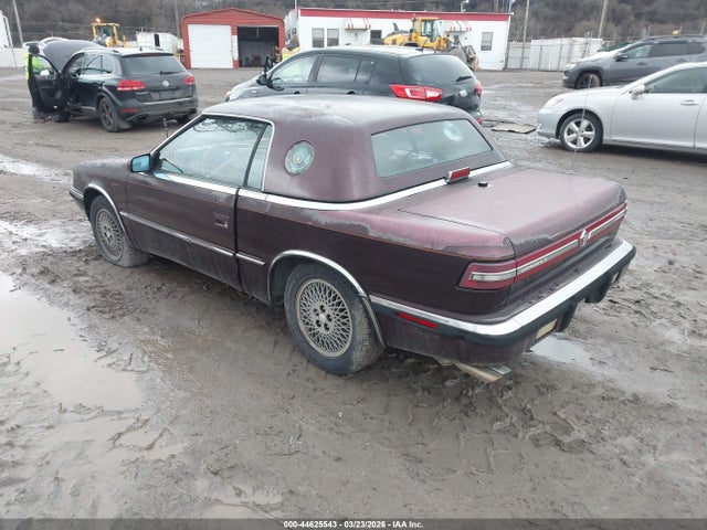 Aukcja sprzedaży 1989 Chrysler Tc By Maserati, vin: ZC2FP1104KB203047, numer aukcji: 44625543
