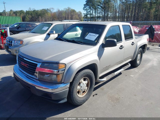 2005 Gmc Canyon Sle მანქანა იყიდება აუქციონზე, vin: 1GTCS136358134233, აუქციონის ნომერი: 44625591