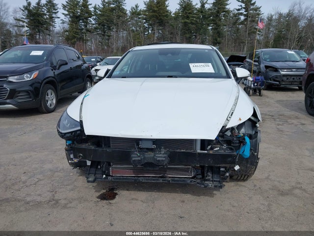 KMHL24JJ0NA036967 Hyundai Sonata Hybrid Blue