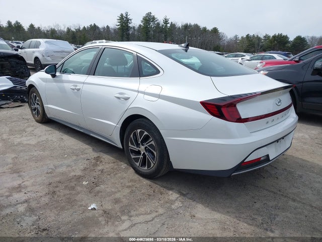 KMHL24JJ0NA036967 Hyundai Sonata Hybrid Blue