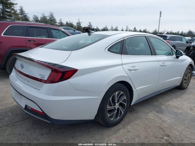 KMHL24JJ0NA036967 Hyundai Sonata Hybrid Blue