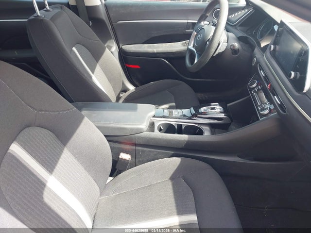 KMHL24JJ0NA036967 Hyundai Sonata Hybrid Blue