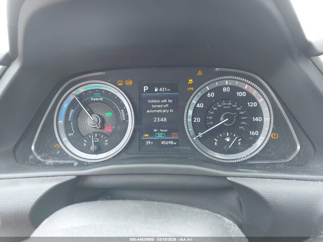 KMHL24JJ0NA036967 Hyundai Sonata Hybrid Blue