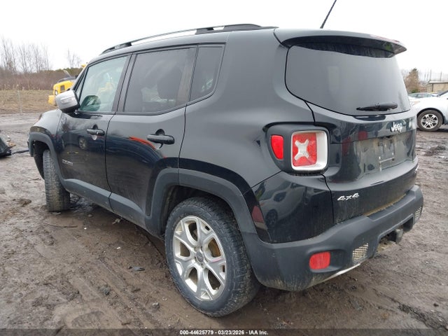 2016 Jeep Renegade Limited მანქანა იყიდება აუქციონზე, vin: ZACCJBDT9GPD41833, აუქციონის ნომერი: 44625779