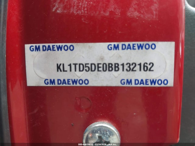 2011 CHEVROLET AVEO KL1TD5DE0BB132162 Photo 8