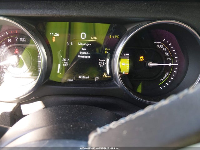 2023 Jeep Wrangler 4xe Sahara 4x4 მანქანა იყიდება აუქციონზე, vin: 1C4JJXP61PW519697, აუქციონის ნომერი: 44625895
