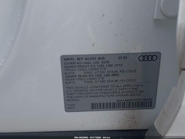 2023 AUDI Q5 WA1ABAFY1P2190062 Photo 8