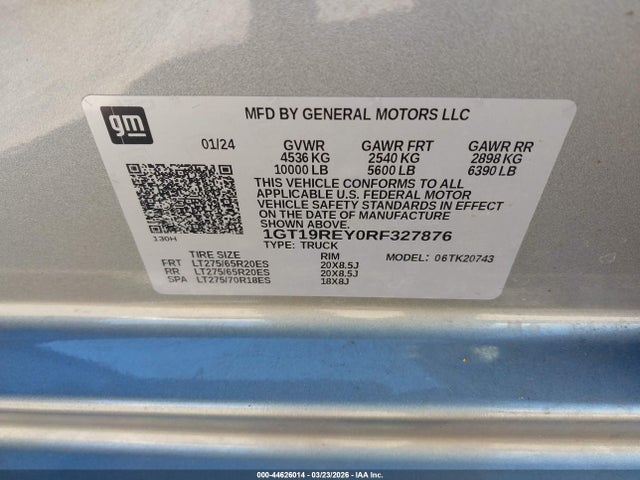 1GT19REY0RF327876 GMC Sierra 2500hd 4wd Standard Bed Denali