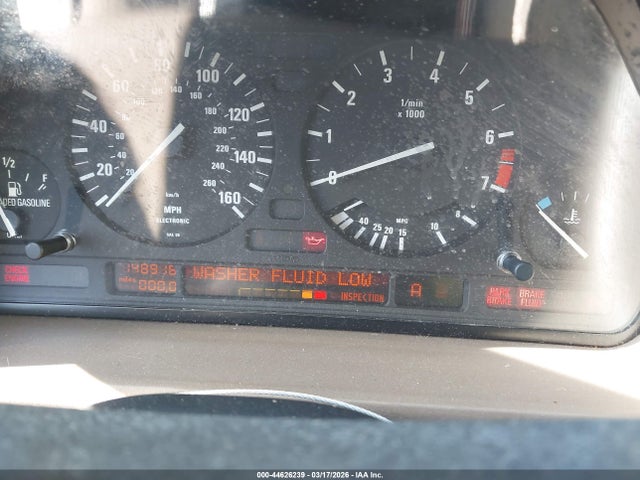 44626239 :رقم المزاد ، WBAHE2320SGE90866 vin ، 1995 Bmw 530 I Automatic مزاد بيع