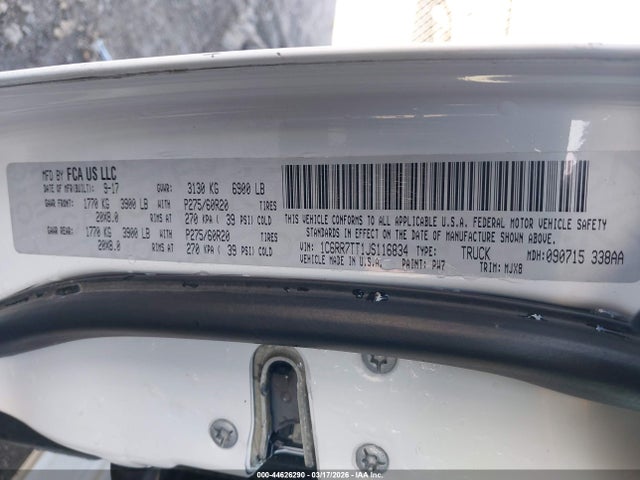 2018 RAM 1500 1C6RR7TT1JS116834 Photo 8