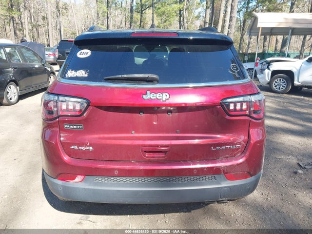 Aukcja sprzedaży 2021 Jeep Compass Limited 4x4, vin: 3C4NJDCB2MT556617, numer aukcji: 44626450