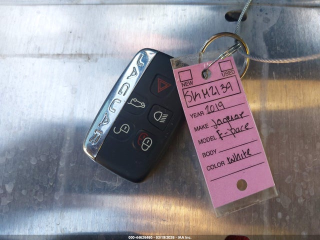 44626460 :رقم المزاد ، SADCM2FV5KA369356 vin ، 2019 Jaguar F-pace S مزاد بيع