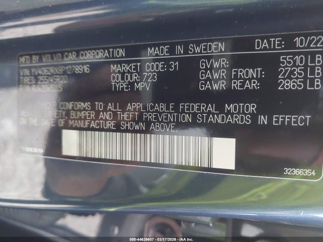 2023 VOLVO XC60 YV4062RX8P1278916 Photo 8