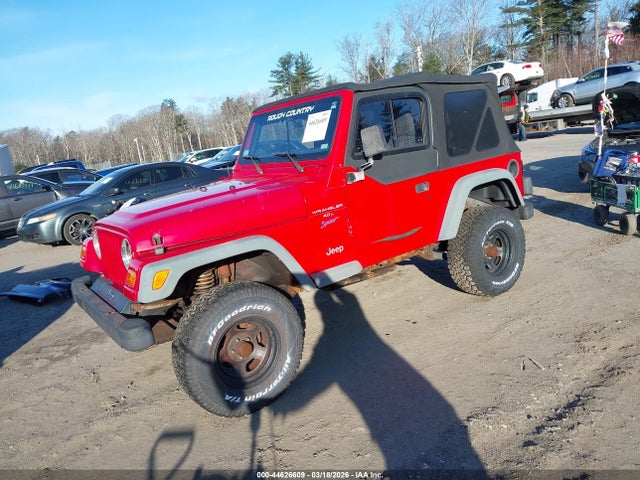 Продаж на аукціоні авто 1997 Jeep Wrangler Sport, vin: 1J4FY19S3VP489970, номер лоту: 44626609