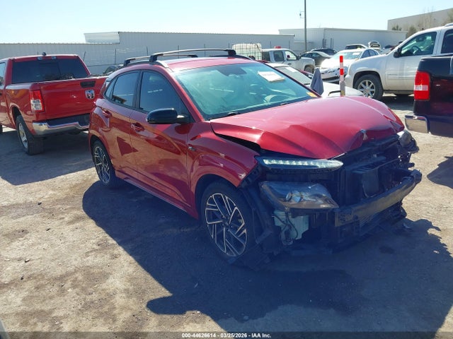 44626614 :رقم المزاد ، KM8K33A39NU837397 vin ، 2022 Hyundai Kona N Line مزاد بيع