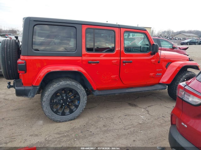 Продажа на аукционе авто 2023 Jeep Wrangler 4xe Sahara 4x4, vin: 1C4JJXP66PW513765, номер лота: 44626637