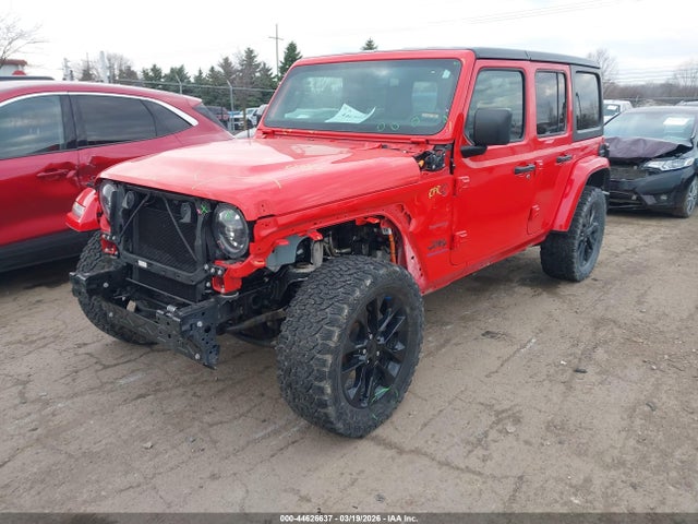 Продажа на аукционе авто 2023 Jeep Wrangler 4xe Sahara 4x4, vin: 1C4JJXP66PW513765, номер лота: 44626637