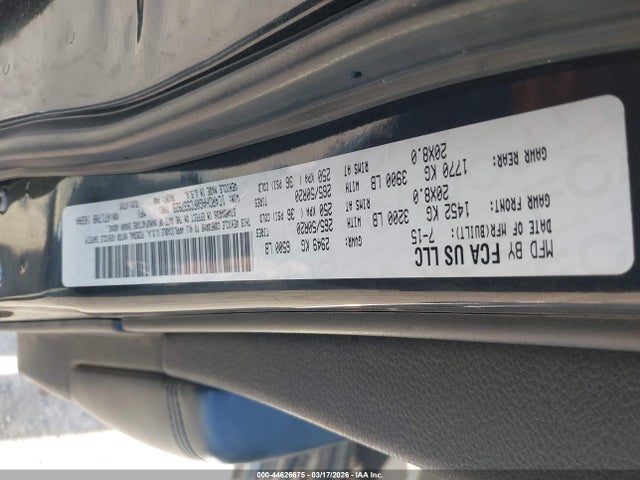 Aukcja sprzedaży 2015 Dodge Durango Sxt, vin: 1C4RDHAG0FC937928, numer aukcji: 44626675