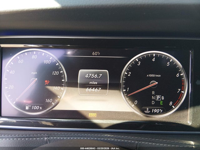 Aukcja sprzedaży 2014 Mercedes-benz S 550 4matic, vin: WDDUG8FB9EA049225, numer aukcji: 44626843