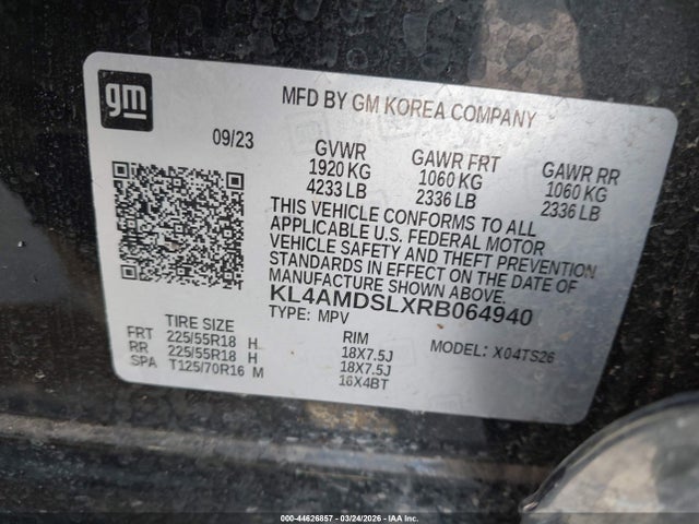 Продаж на аукціоні авто 2024 Buick Encore Gx Sport Touring Fwd, vin: KL4AMDSLXRB064940, номер лоту: 44626857
