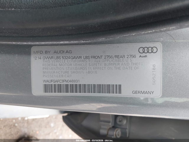 2015 AUDI A6 WAUFGAFC3FN046931 Photo 8