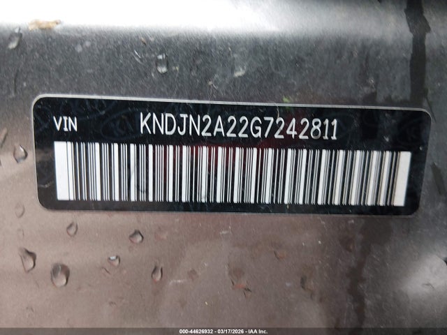 44626932 :رقم المزاد ، KNDJN2A22G7242811 vin ، 2016 Kia Soul مزاد بيع