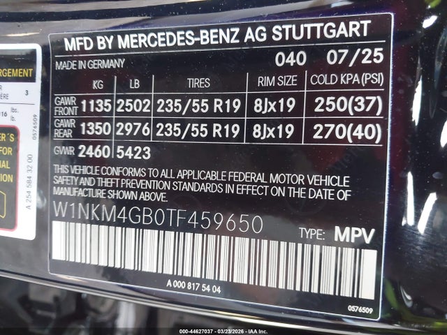W1NKM4GB0TF459650 Mercedes-Benz GLC 300
